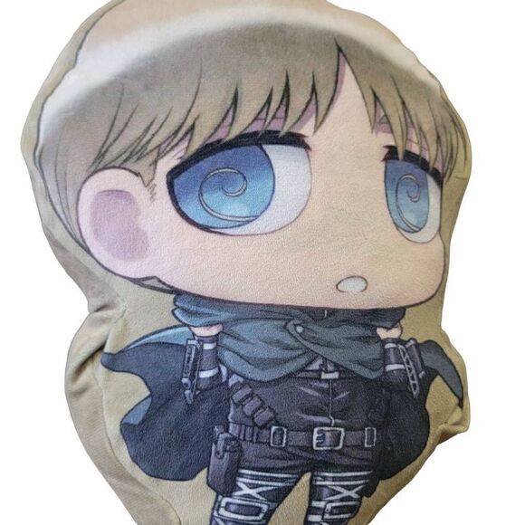 Attack On Titan Armin Shaped Pillow Crunchyroll Final Season Plush Anime - Picture 2 of 5
